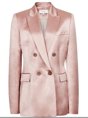 REISS Solene Metallic Jacket US 4
